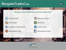 Tablet Screenshot of bargaintrader.com